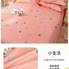 100% Cotton Single Bed Sheet Set Lightweight Breathable Student Dorm Bedding With Pillowcase Stripe