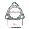 1Pcs 2.5/3 Inch Car Exhaust Gasket Flange Car Exhaust Joints Engine Gasket/ Universal Junta Escape