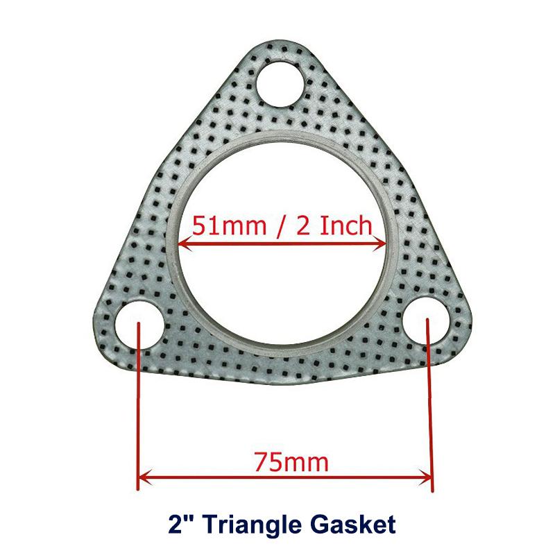 1Pcs 2.5/3 Inch Car Exhaust Gasket Flange Car Exhaust Joints Engine Gasket/ Universal Junta Escape