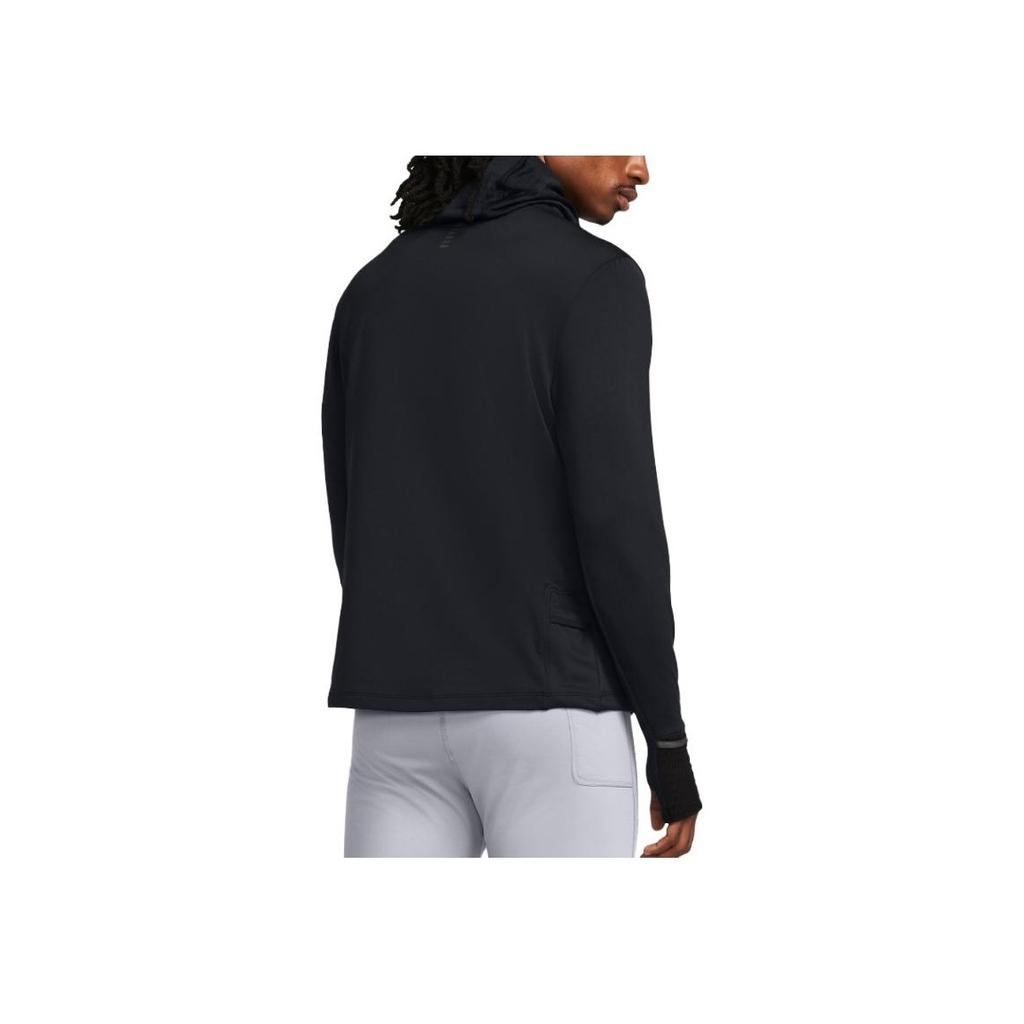 Under Armour Ua Qualifier Coldgear Hoodie Men Tops Black 1379306-001