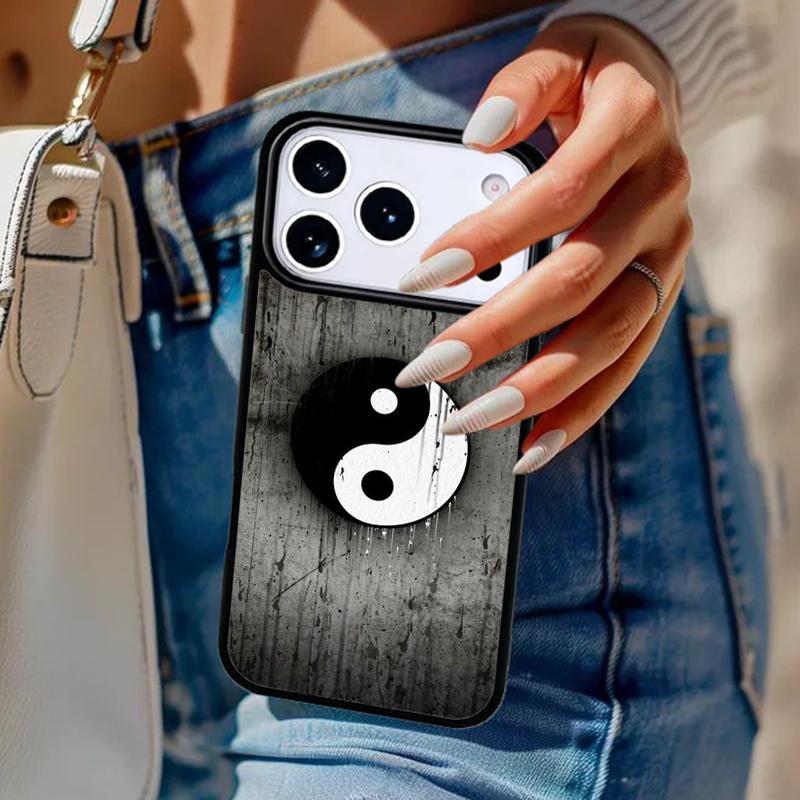 Eight Diagrams Taiji Yin Yang Phone Case For iPhone 17 Air 14 15 13 12 Max Cover For Apple 14 15 16 16e 11 Pro Max Plus