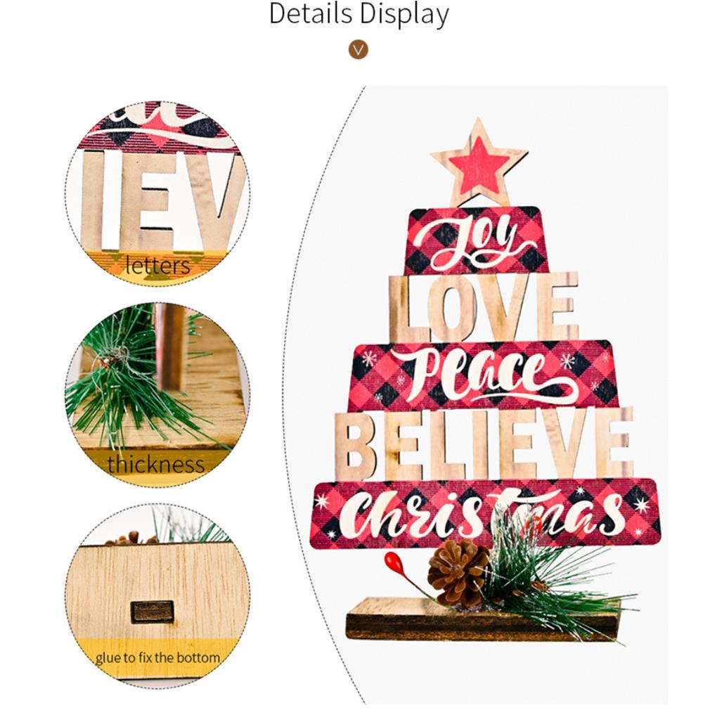 Christmas Tree Decoration Prop Interesting Tabletop Decor Scene Layout DIY Xmas Decoration Festival Adornment Holiday Ornaments