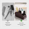 Multi Compartment Pen Holder Desk Organiser for Office Home School with Makeup Brush Storage Function and Space Saving