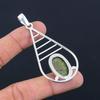Halloween Deal Oval Gogunjula Gemstone Mother Bezel Pendant 925 Sterling Silver