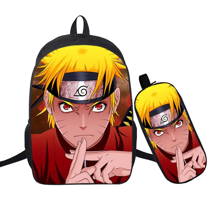 Riman 3D Digital Printing Backpack Two-piece Set Full-color Backpack Student Schoolbag