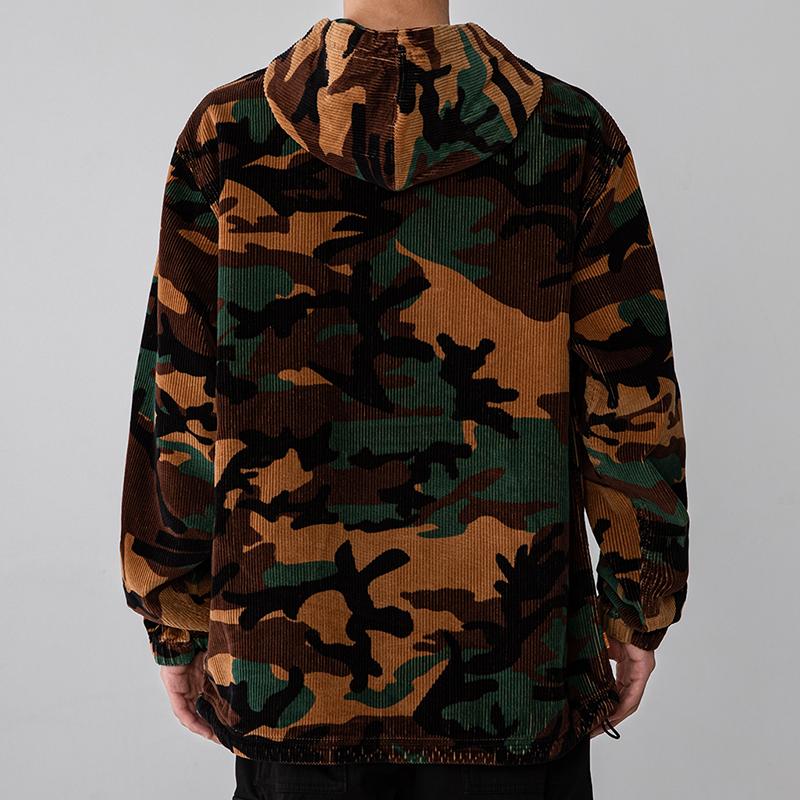 Timberland Camouflage Cord-Pullover-Hoodie Herren-Hoodies A22CK-CD1