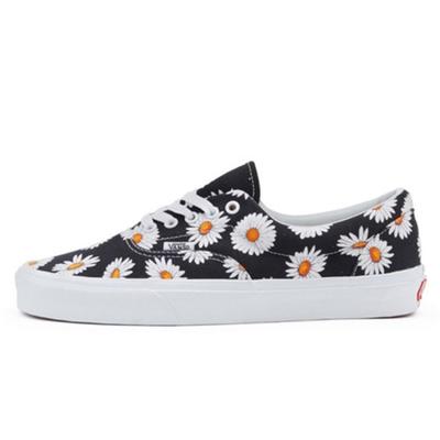 Große Gänseblümchen Ära Low Tops Lässige Skateboard Schuhe Unisex Schwarz Vans VN0A38FRTOZ