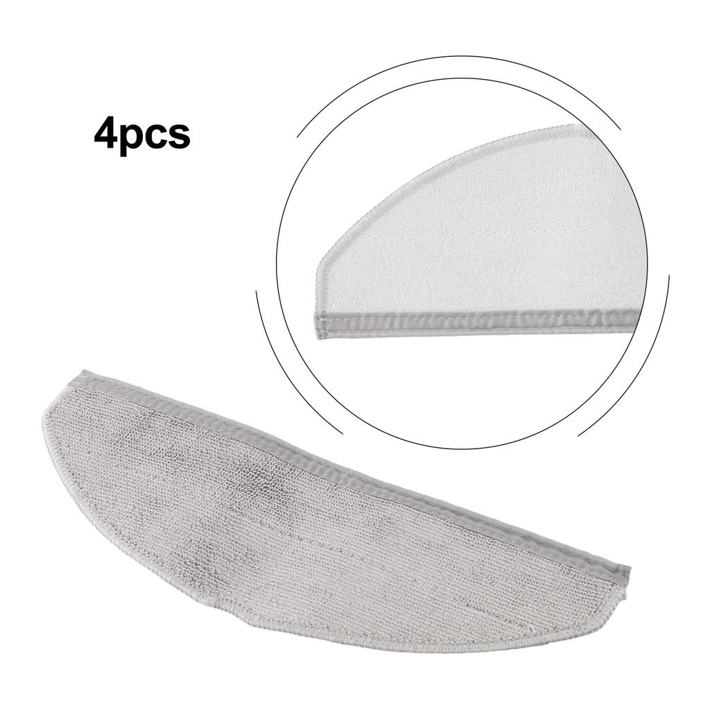 Easy To Use Exquisite High Quality Practical Brand New Mop Cloths Mop Cloths Replacement Light Gray Mop Pads Cloth