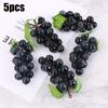 Lifelike Artificial Grape Fruit Leaves Plant for Home Showcase Display