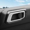 Interior Door Handle Bowl Cover Trims Bezels for Ford Bronco + Carbon Fiber