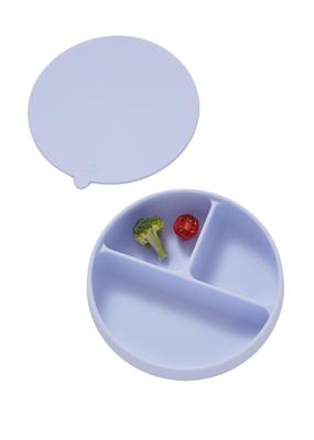 Konny EasyFeed Silicone Platinum Silicone with Suction Weaning Baby Tableware [Konny] Plate, Non-Tipping, Tableware, Cups, Meals, BLW, Baby-Led Food,