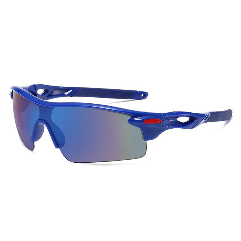 Outdoor Sports Sunglasses Cycling Glasses Lightweight Durable Frame Half Rim Design UV Protection Lens for Men and Women