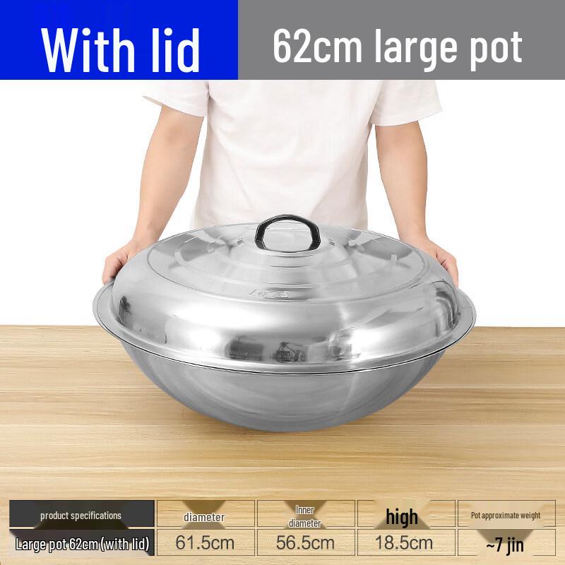 Xihe 62cm Stainless Steel Multipurpose Pot with Lid