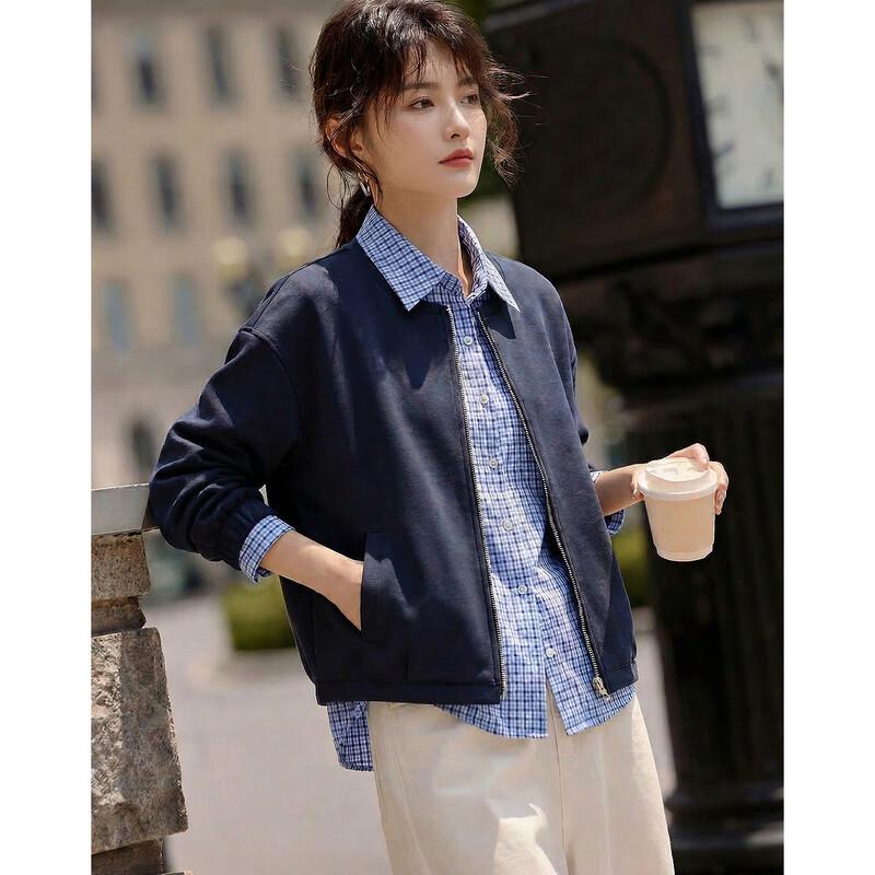 Demana Faux Two-Piece Lapel Shirt Jacket