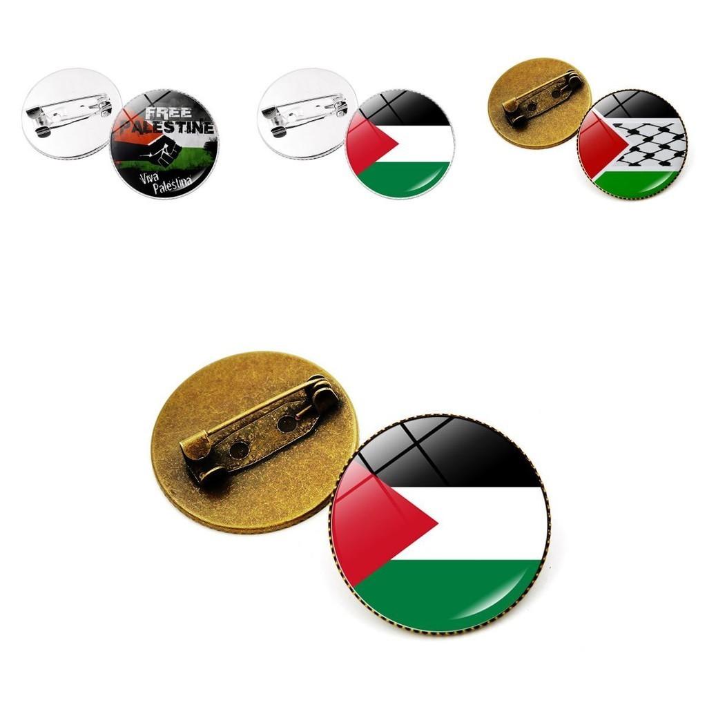 Premium Zinc Alloy Palestine Flag Brooch Pin Unique And Stylish Accessory For Bags And Jewelry Wholesale