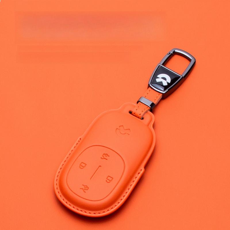 For NIO ES8 ET9 ES6 EC6 ET7 Car Key Cover Smart Remote Bag Premium Key Protector Case Shell Nappa Leather Modificed Interior