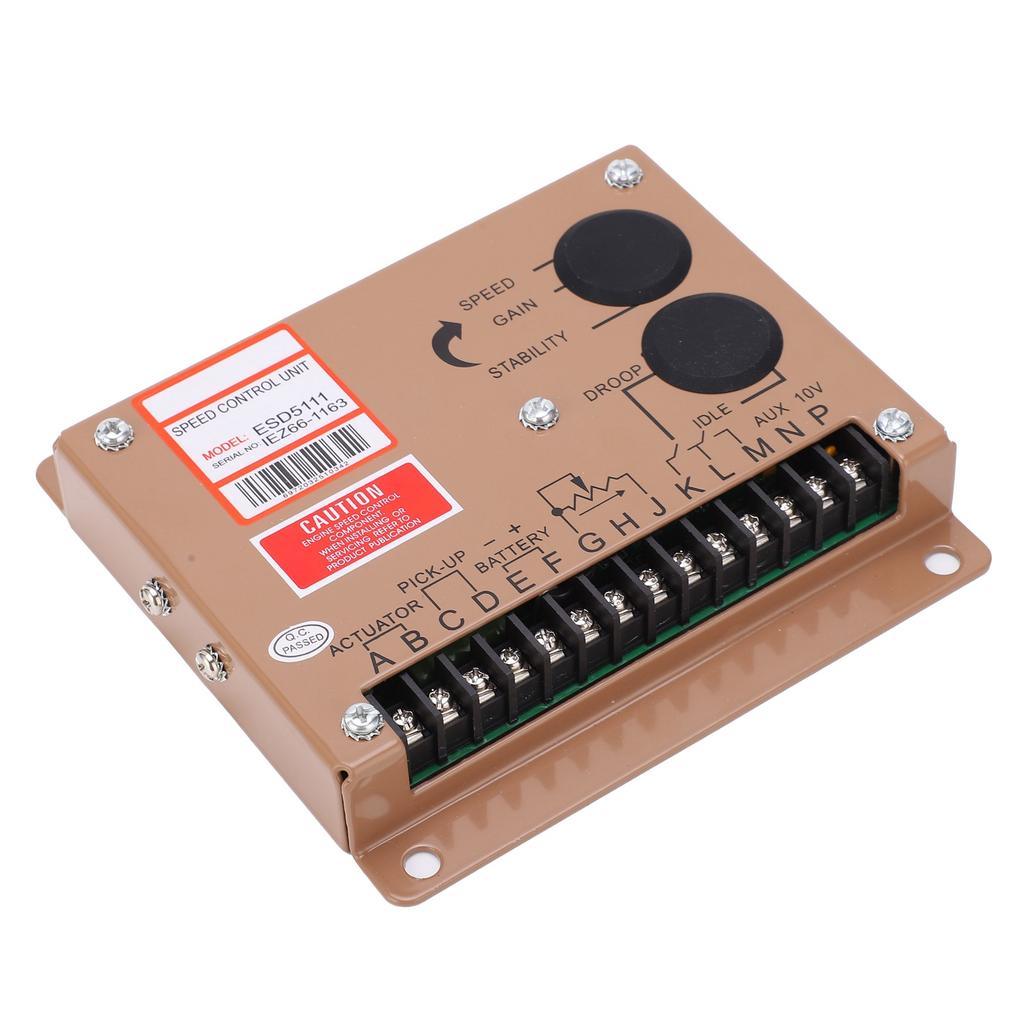 Electronic Governor Generator Engine Speed Control Board Iron Regulator ESD5111 DC 12V24V