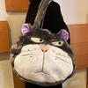 Cinderella Lucifer In Plush Cat Single Shoulder Crossbody Bag Suitable For Kids
