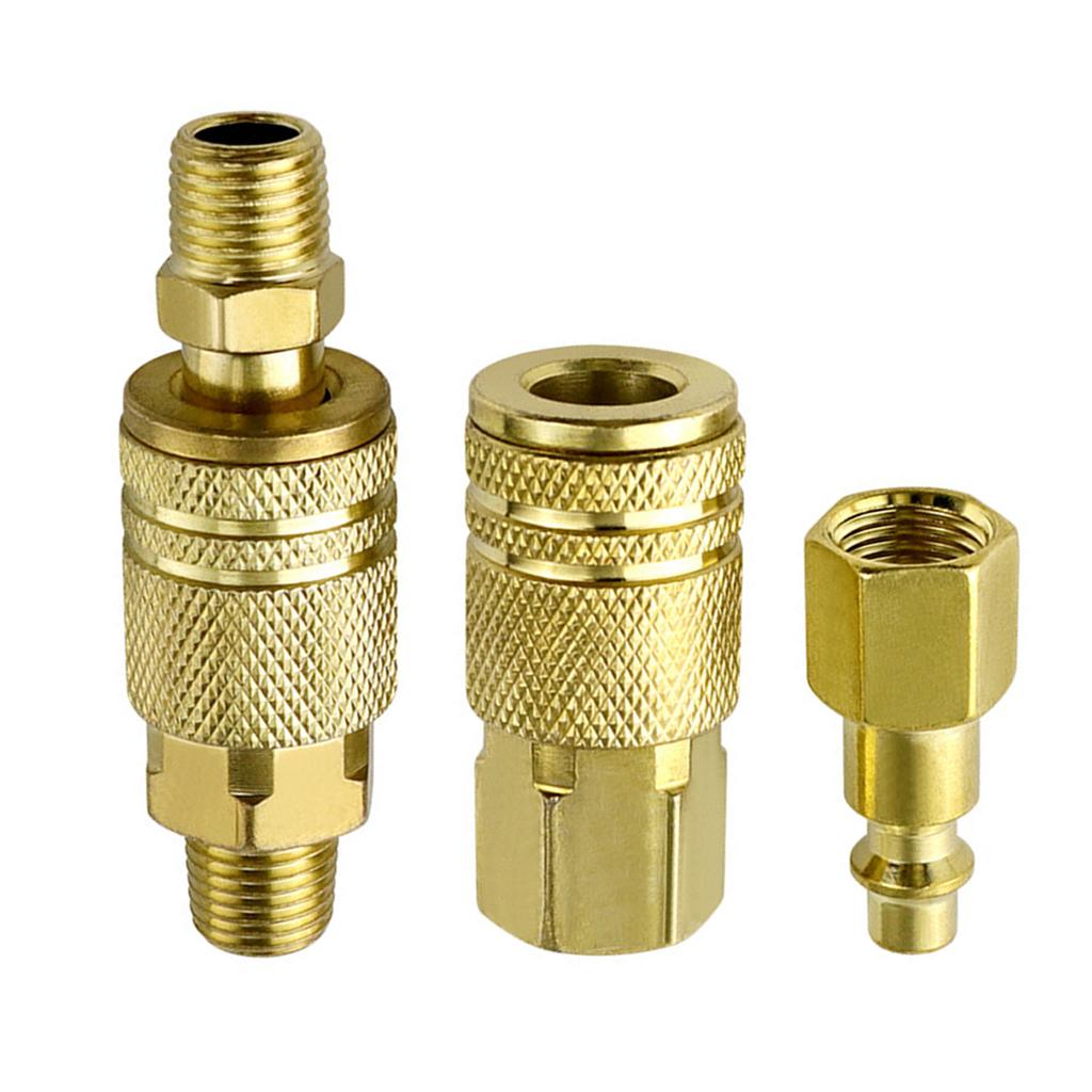 Adattatore Accoppiamento a Rilascio Rapido Raccordi Rapidi per Tubi dell'Aria Raccordo per Linea d'Aria Accessori per Compressori d'Aria