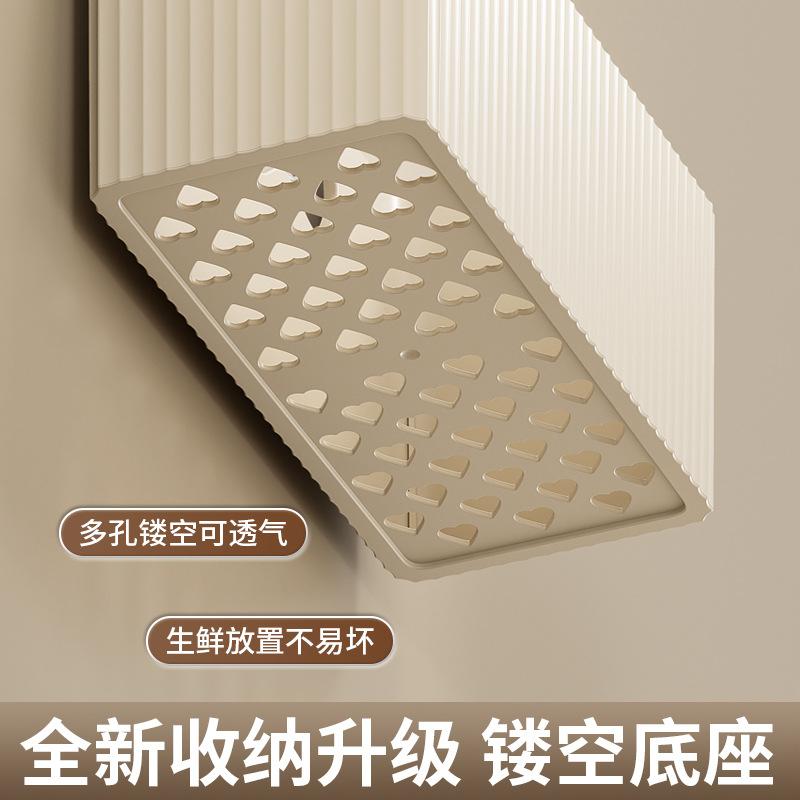 Kuchenny koszyk do przechowywania imbiru i czosnku, wiszący koszyk, imbir czosnek czosnek wiszący koszyk ścienny, pudełko do przechowywania, kuchenny koszyk do przechowywania