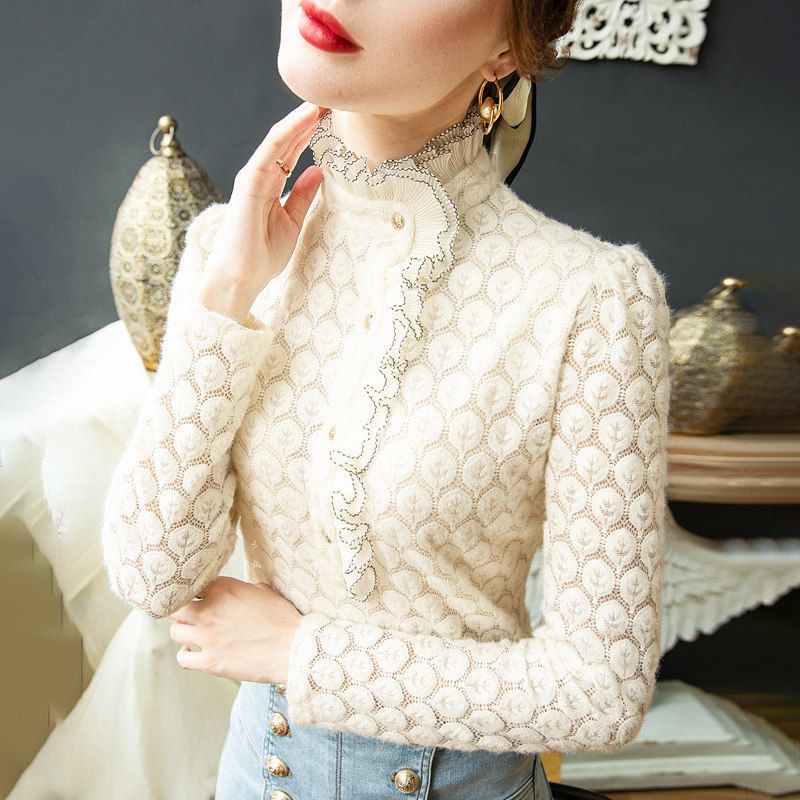 Fashionable and Sexy Lace Shirt for Women To Wear As Innerwear or Bottoming Shirt