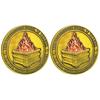 Dumpster Flame Challenge Coin, doppelseitig geschnitzte Metall-Gedenkmedaille, Medaillon, runde Sammelmünze, Dekoration für den Schreibtisch im Homeoffice
