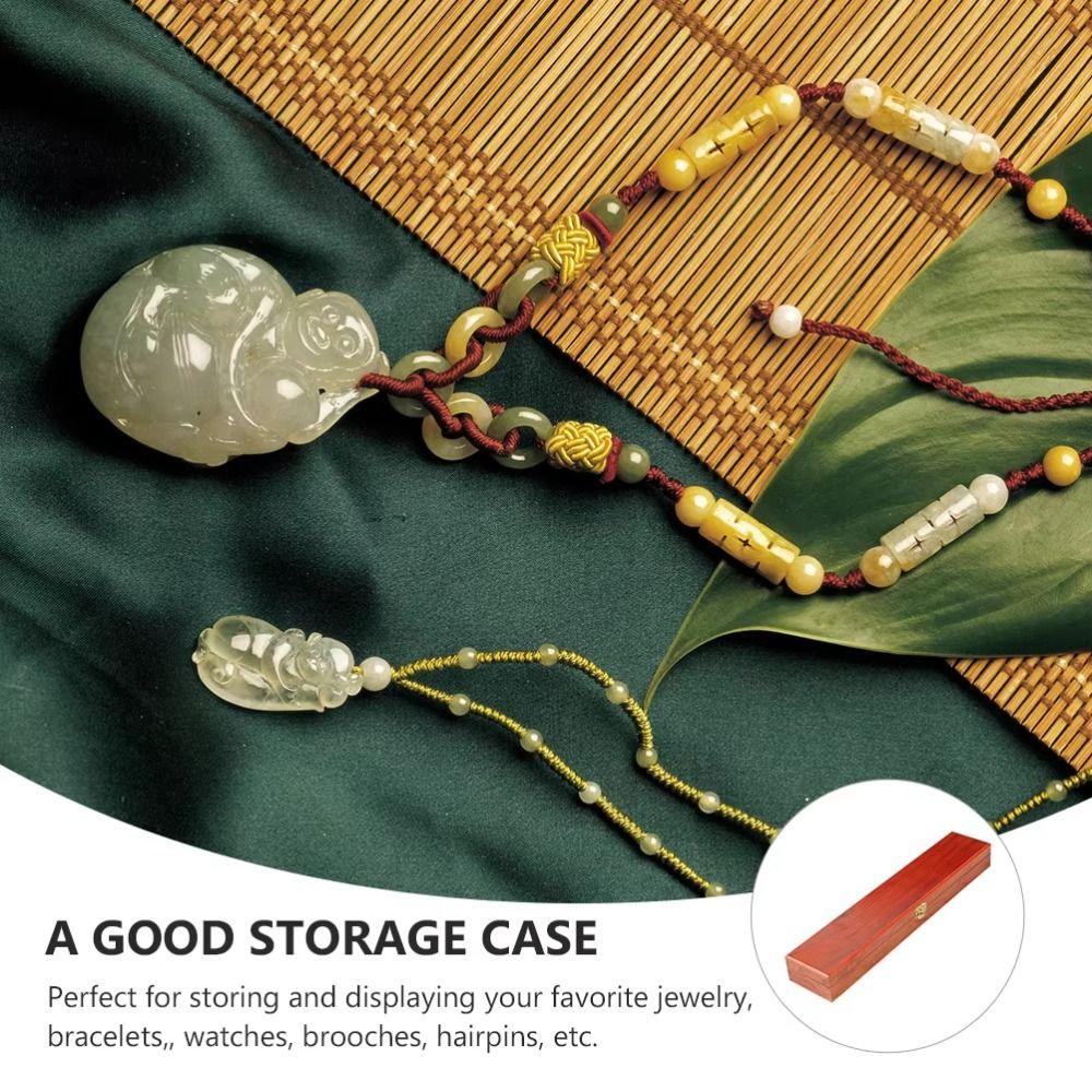Retro Jewelry Display Box Storage Box Vintage Trinket Case 35cm Jewelry Packaging Box  Living Room
