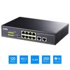 Cudy FS1010P Switch 10-100M PoE+ 10 Ports, 120 W, 8 * 10-100Mbps PoE+ Ports, CCTV-VLAN Mode, 802.3af- 802.3at