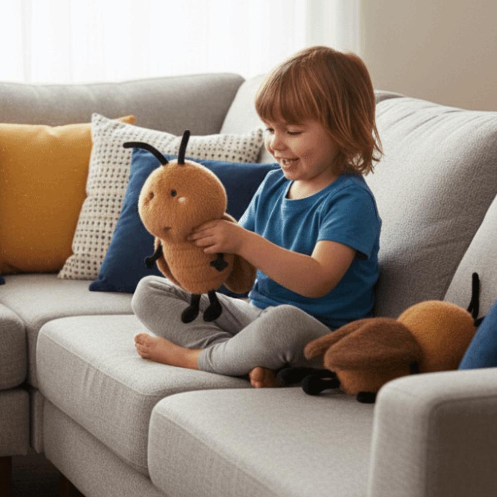 Rain Cockroach Plush Doll Parody Cockroach Plush Toy Decoration Cockroach Stuff Toy Christmas Gift