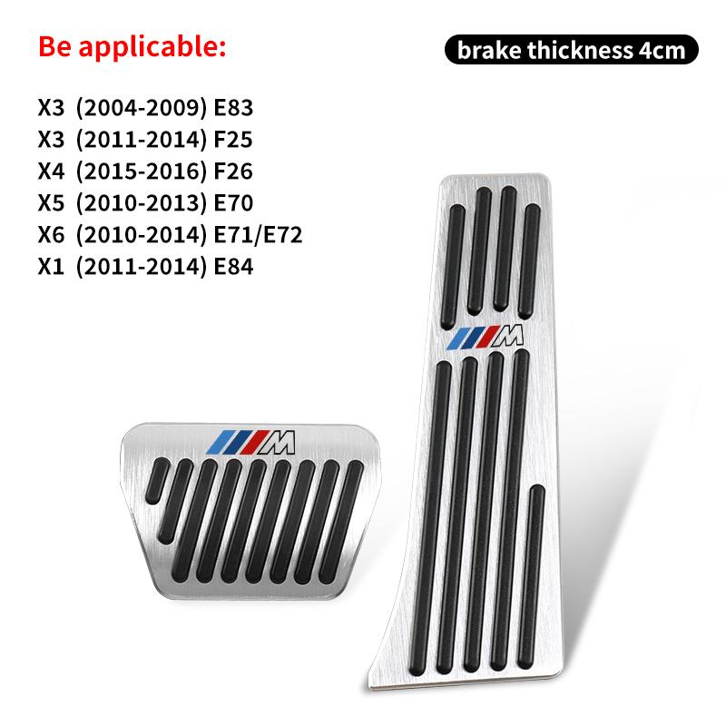 

2025 Hot 2Pcs Car Logo Door Pedal Cover Alloy Door Pedal Cap Accessories For BMW E30 E34 E36 E39 E46 E52 E53 E60 E61 E62 E70 E71
