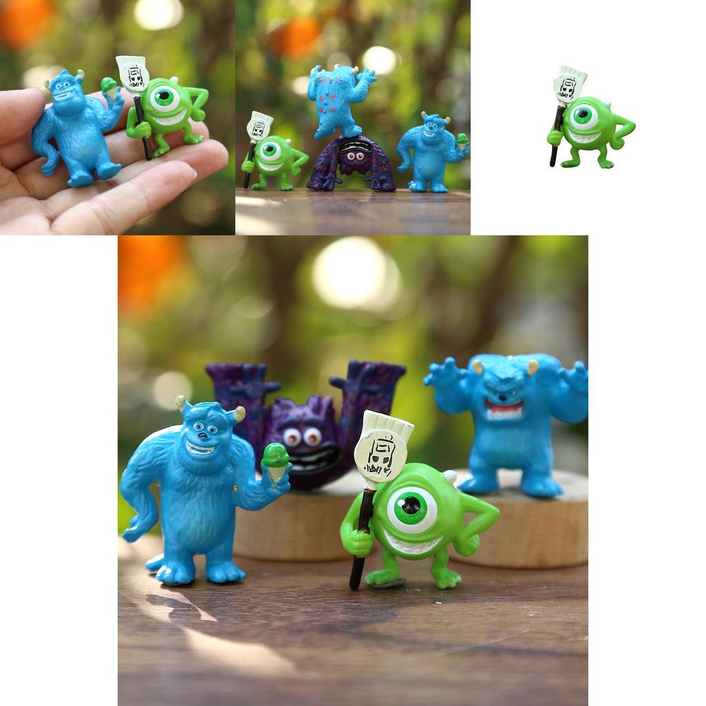 Monsters University Pvc Action Figure Toy With Diy Micro Landscape For Desk Decor Special Characters Included