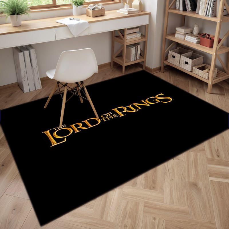 1PC Lord of the Rings Print Rug - home decoration Carpet For Living Room Bedroom Flooring Computer Chair Area Rug