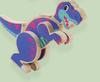 DIY Magnetic Wooden Dinosaur 3D Puzzle Blocks - Educational Toy for Children