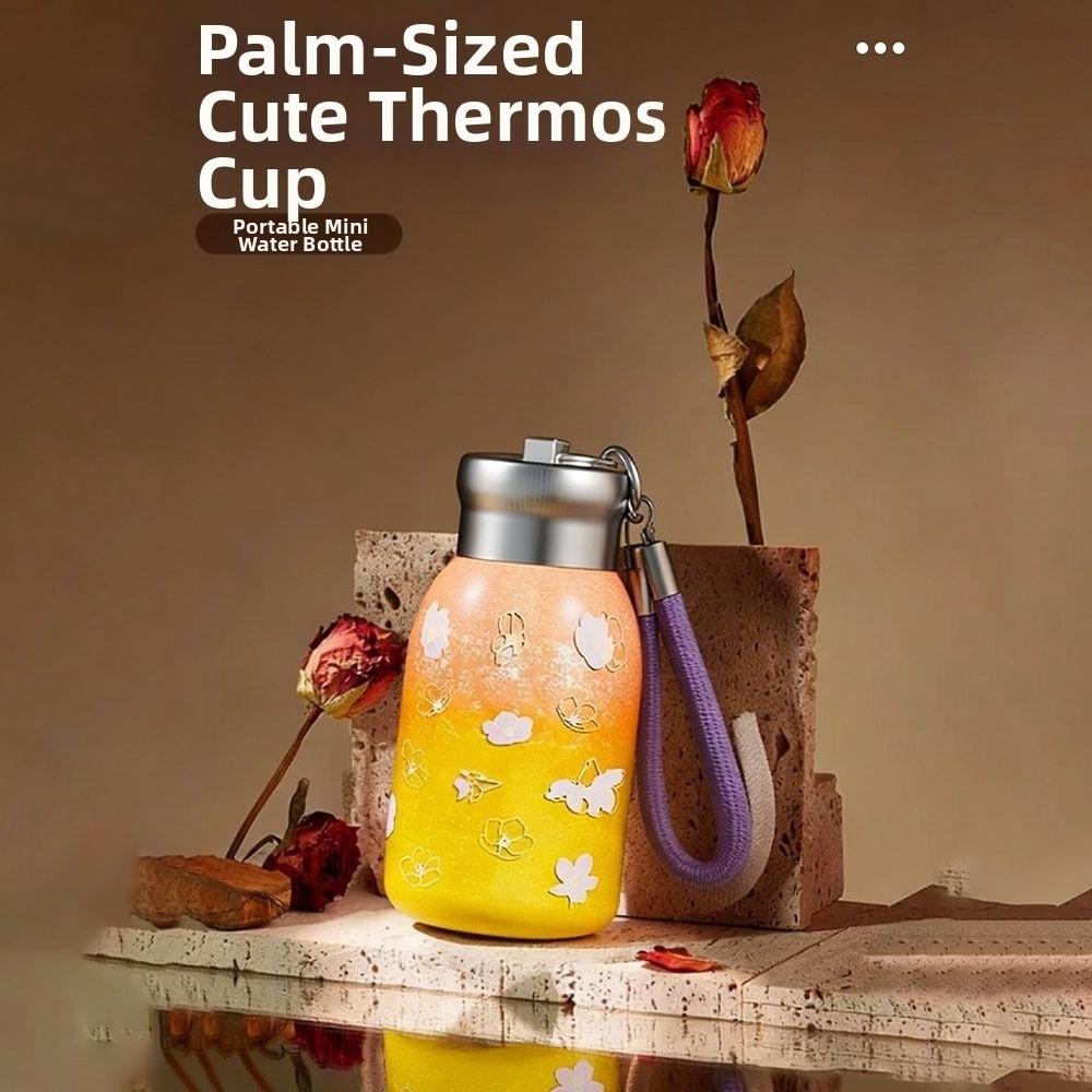 Leak Proof Insulated Cup 316 Stainless Steel Water Bottle Fashion Mini Thermal Cup  Sports
