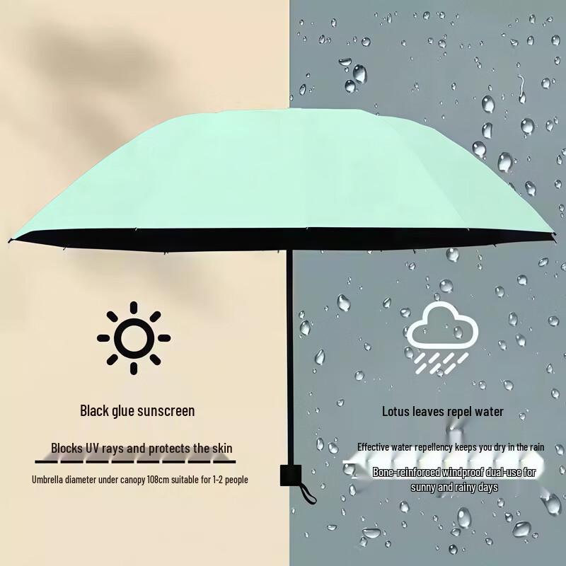 Handun Large 10-Rib Two-Person UV Folding Umbrella