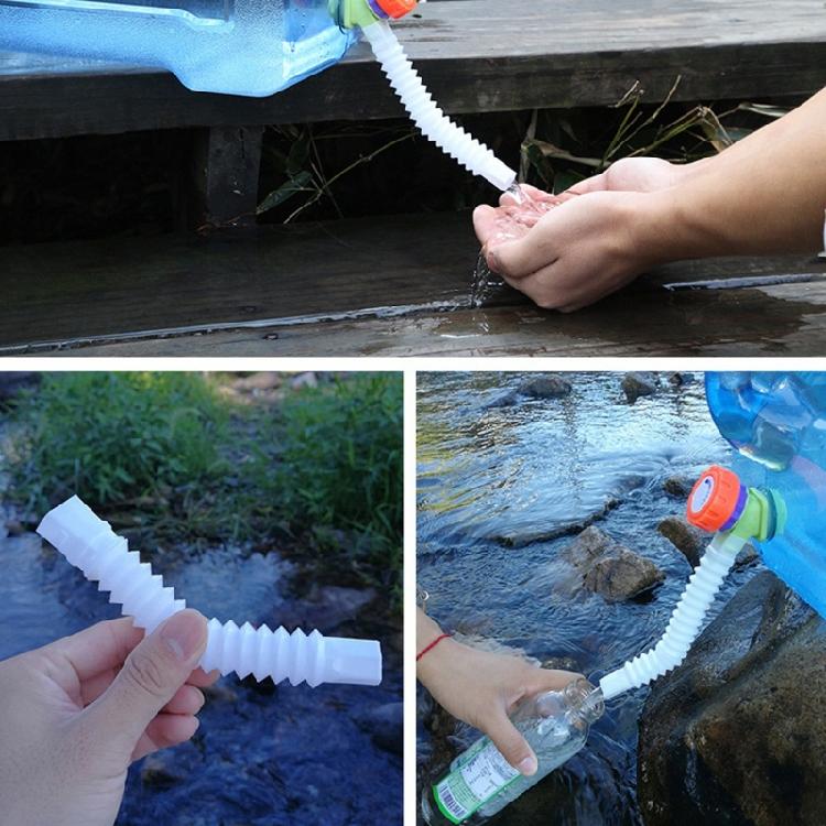 Bewegliche Outdoor-Wasserbehälter Mit Regulierbaren Durchfluss-Auswerfern Auslaufsichere Dichtung Für Wandern, Picknicks Und Reisen
