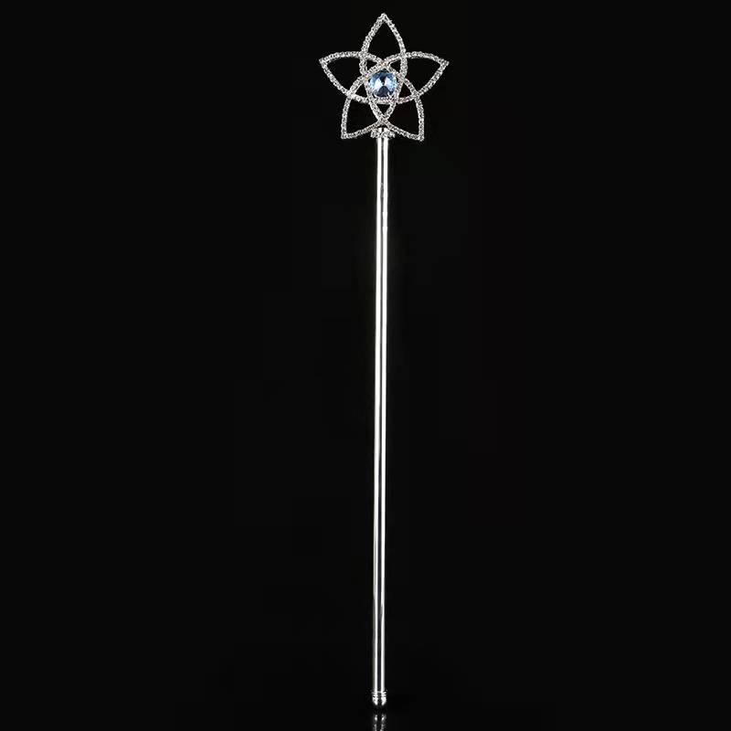 Princess Rhinestone Star Scepter Crown Fairy Wand
