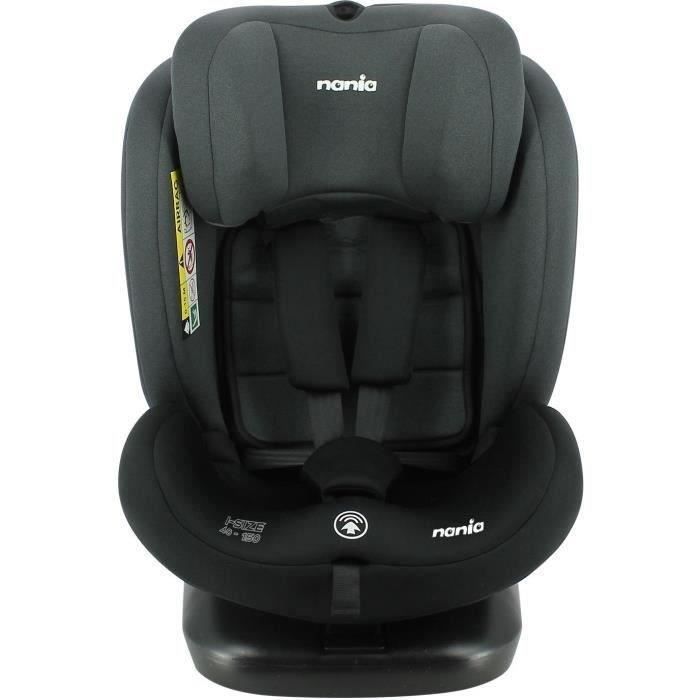 NANIA DUNE Isofix Car Seat, Group 0/1/2/3, from 0 To 10 Years, 0-36 Kg, 40-150 Cm, R 129 – Adjustable Headrest - Reclinable - Swivelling -