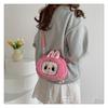 Bubble Rabbit Plush Cartoon Backpack - Cute Crossbody Gift for Girls