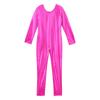 Kids Ballet Gymnastics Unitard Girls Long Sleeve Round Neck Leotard Dance Catsuit Bodysuit Dancewear