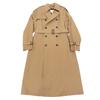 HYKE Men's Beige Trench Coat with Liner, Size 1 Small, 17449-0901 coat 1 SMALL beigeUsed
