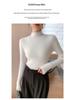 Women's Slim-Fit Cashmere Ribbed Mock Neck Sweater