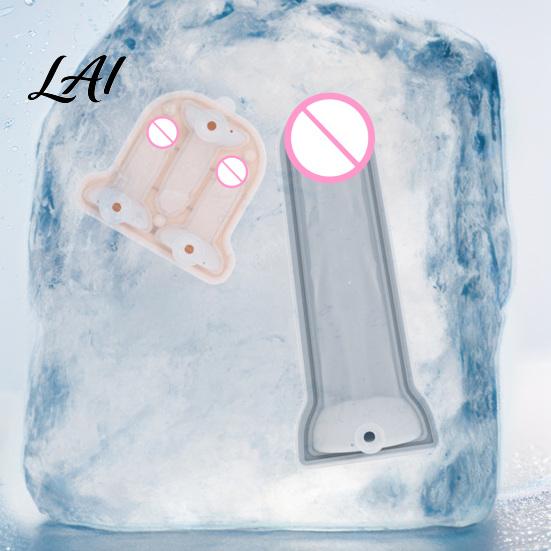 Lustige Form Eiswürfelformen Streichwürfelform Silikon Einfache Entformung Neuheitstablett Kreativer Getränkekühler Antihaft Flexibler Hersteller für Cocktails Whiskey