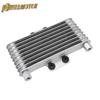 Motorcycle Radiator Oil Cooler 8-Layer Pitch M10/12 For Kawasaki KX250 Honda CRF250 Yamaha YZ250 Universal Motocross Accessories