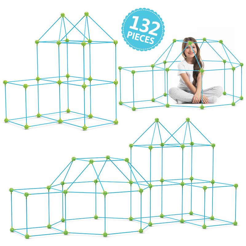 Stemdiy Bead Tent Mosaic Building Game House Indoor And Outdoor Children'S Tent