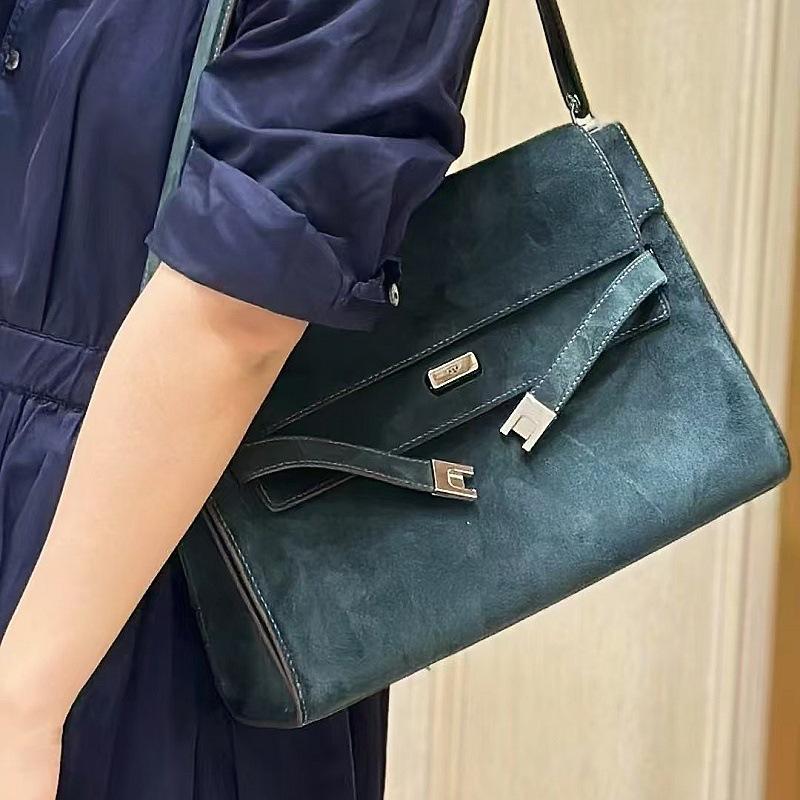 Høykvalitets utenrikshandel semsket damevesker, allsidige trend skinn damevesker, skulder messenger-vesker, store merker, Pingti grenseoverskridende