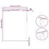 VidaXL Roller Blind Blackout 140x230 Cm Grey Window Bedroom 240173