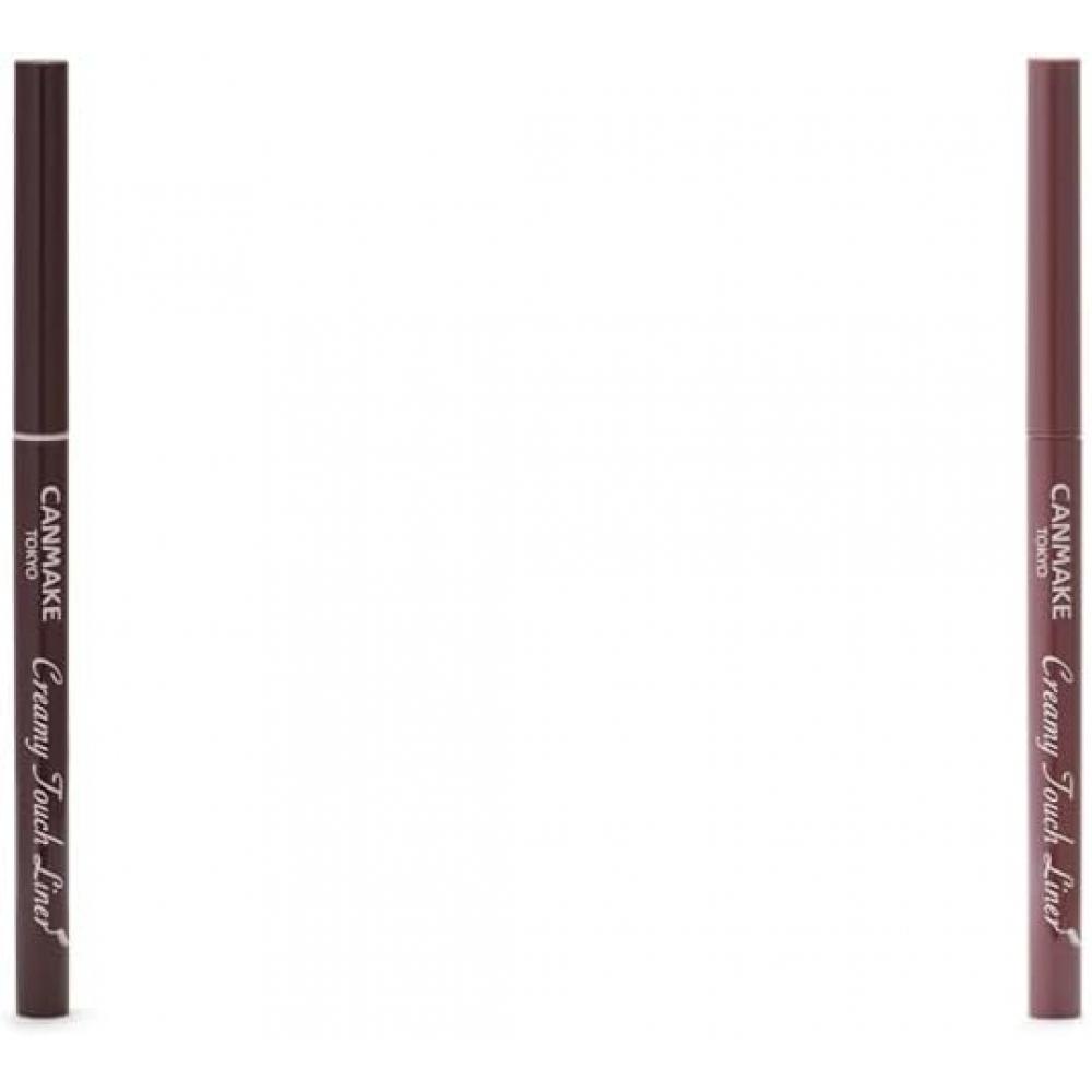 

[купить набор] Подводка для глаз Canmake Creamy Touch Liner 07 Azuki Brown 1 X 1 + Подводка для глаз Canmake Creamy Touch Liner 04 Garnet Burgundy 0,1 грамма X 1