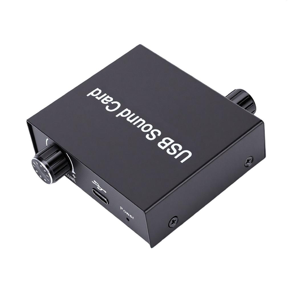 External USB Sound Card 16Bit 48KHz Playback USB to Sound Jack Sound Card Adapter with 3.5mm Jack for PC Laptop