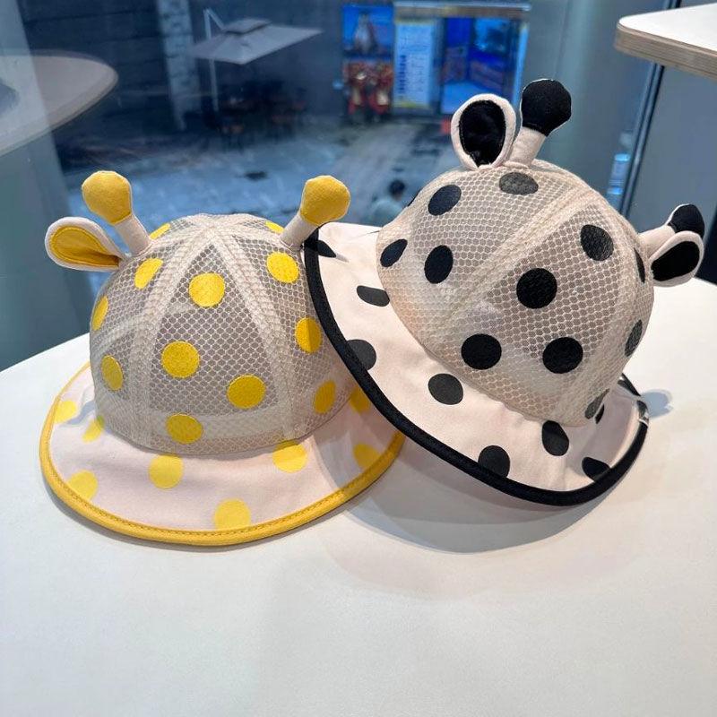 Cotton Hat Summer Mesh Fisherman Hat Cute Boy's Travel Sun Hat Sun Hat Thin Design Children's Sun Protection Hat